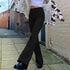 Brown High Waist Stretch Bootcut Jeans Women Casual Pants - ROUTINE FASHION